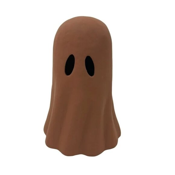 Paper Mache Ghost Decor, Brown, 11", Halloween, Way To Celebrate - Walmart - Picture 1 of 9